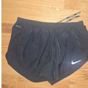 Nike Dri-FIT Running Shorts Black Athletic Performance Shorts Womens M